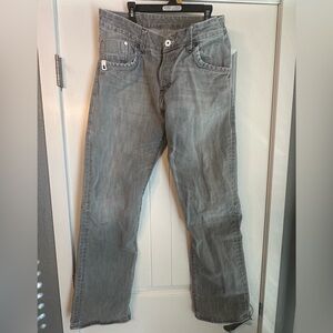 H&M &Denim Men's Light Gray Relaxed Jeans